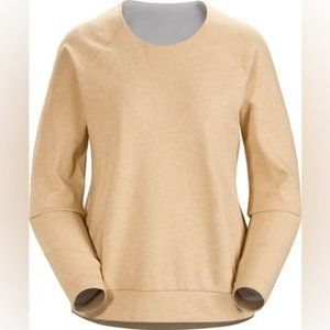 ARCTERYX Women Momenta Centre Pullover Sweatshirt  Beige  XS